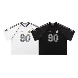Crop top coloré à manches courtes en jersey pour femme, style streetwear personnalisé, sublimation, pour festival de musique et événements. - Product Image 1