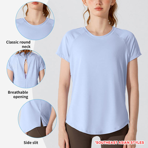 T-shirt décontracté pour femmes, design imprimé, manches courtes, tissu respirant, doux et confortable, tee-shirt tendance pour femmes, à porter au quotidien - Product Image 2