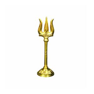 แท่นวางตกแต่งลายตรีศูลสีทองสำหรับตกแต่งบ้านและสำนักงาน - Product Image 4