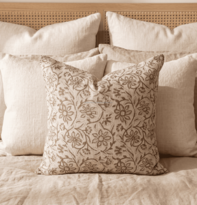 Housse de coussin de canapé imprimée à motifs floraux 50x50, tissée à la main, couleur pastel douce, housse de coussin de chaise imprimée à motifs floraux - Product Image 5