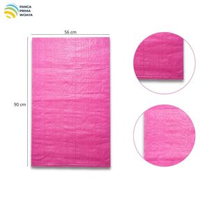 High Quality PP Woven Plastic Sack 56x90cm Full Pink Heavy Duty Packaging Bag for Agriculture Industrial <b>Packing</b> - Product Image 4