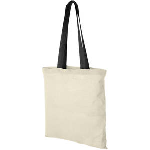 Sac fourre-tout en coton 100 GSM avec poignées colorées, léger, vierge, personnalisable, écologique, vente en gros, promotionnel, cadeau, shopping - Product Image 4