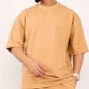 Men's Casual 2-Piece Shorts <b>Set</b> with Short Sleeve T-Shirt 100% Cotton Breathable Summer Wear - Product Image 2
