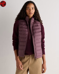 <b>Women</b> Down Alternative Puffer Vest Quilted <b>Sleeveless</b> Gilet Zip Up Stand Collar Warm Layer for Outdoor <b>Womens</b> <b>Sleeveless</b> <b>Jacket</b> - Product Image 1