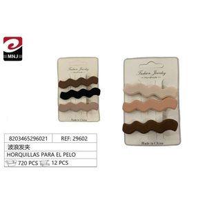 Set di 12 fermagli per capelli ondulati, gioielli alla moda, prodotti in Cina - Product Image 1