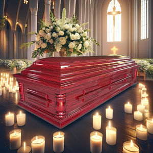 Qianrui Bare in Legno di Alta Qualità ed Economiche, Realizzate a Mano in Stile Europeo, Bare e Cofani Professionali per Adulti per Funerali - Product Image 5