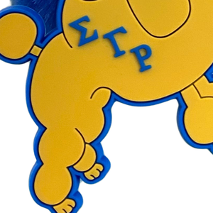 Sigma Gamma Rho Poodle Keychain Fur Pom Pom Keyring Women Greek Letter <b>Bag</b> Charm Stylish Accessory - Product Image 4