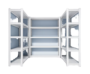 5-Layer Boltless <b>Metal</b> Storage Rack 100kg Per <b>Shelf</b> Capacity Heavy Duty Corrosion-Resistant Cabinet Shelving <b>Unit</b> for Storage - Product Image 2