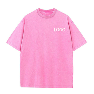 T-shirt vintage respirant à manches courtes en coton 100% de haute qualité 180g pour hommes, tissu tricoté à motif uni, vente en gros personnalisée - Product Image 6