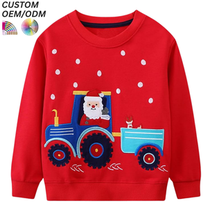 Pull tricoté personnalisé pour garçons, pull d'hiver chaud pour enfants en polyester/coton, anti-plis, respirant, support OEM ODM pour la vente en gros - Product Image 5