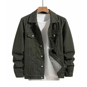 Chaquetas Casuales de Invierno de Secado Rápido para Hombre, 100% Algodón, Cuello Alto y Logotipo Frontal, Transpirables, Ecológicas, Precio al por Mayor - Product Image 1