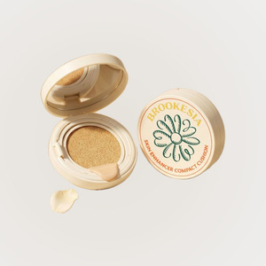 Base de maquillaje compacta coreana Beurukesia Skin Enhancer Glow 1.5 Light Rosy Elf, maquillaje cosmético. - Product Image 6