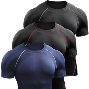 Wholesale Custom Made Unisex Rashguard UV Protection <b>Compression</b> Sublimation Breathable Polyester OEM Factory Wear OEM Wholesale - Product Image 1