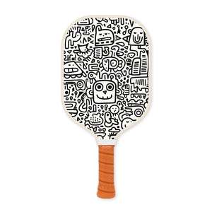 Producteur professionnel de raquettes de pickleball USAPA avec bord thermoformé, épaisseur 16 mm, en fibre de carbone - Product Image 5