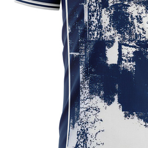 Custom Sublimated Unisex Tennis Jersey Crew Neck Short Sleeve Color Blocked Geometric Pattern Moisture Wicking Regular - Product Image 5