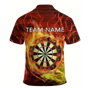 Polo personnalisé pour homme grande taille 2026 - Manches courtes, boutons, logo, texte et nom personnalisables, maillot de sport - Product Image 6