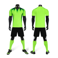 Ensemble de maillots de football neutres, design uni, personnalisable, kit d'entraînement, uniformes d'équipe, maillots de match à séchage rapide, achat groupé, coupe courte