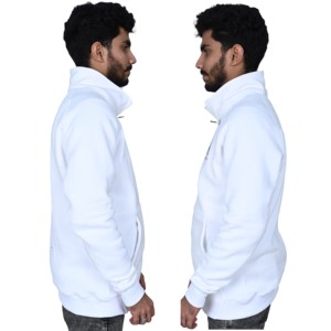 Zip Collar Hoodie Crew Neck Stand Neckline Heavyweight Zip up Hoodie Sweatshirts Jacket <b>Sweater</b> Zip Jumpers for Men - Product Image 3