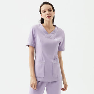 Dernière Collection : Ensemble d'uniformes médicaux pour infirmières, doux et extensibles, pour hôpital, personnalisable OEM, vente en gros - Product Image 5