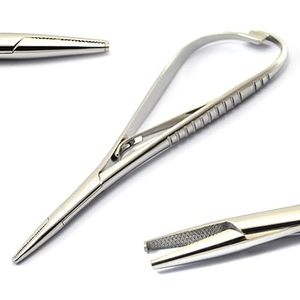 Pinzas Mathieu de Ortodoncia de Calidad Premium, Pinzas de Sujeción de Alcance Excepcional, Instrumento para Colocación de Elásticos Dentales y Aplicación de Agujas Quirúrgicas - Product Image 1