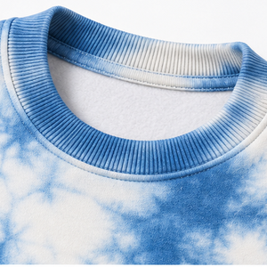 Sweat-shirt Shibori Tie Dye, col rond, toucher doux, pull personnalisé, fabricant en gros, mode, confort, streetwear, vêtements décontractés - Product Image 5