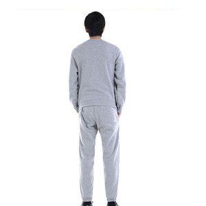 Nouvel ensemble de survêtement pour homme de haute qualité, respirant, deux pièces, couleur unie, vente en gros - Product Image 2