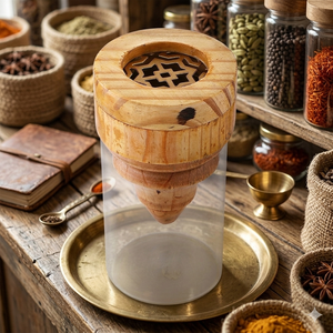 Venta caliente último quemador de madera de Mubkhar Bukhoor con acrílico Ramadán de larga duración lavanda ámbar gris anís estrellado paquete de semillas perfumadas - Product Image 1
