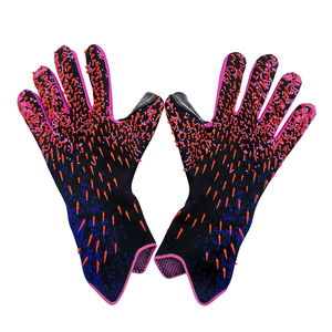 Nouveaux gants de gardien de but professionnels en cuir respirant, imperméables, antidérapants, pour adultes et enfants, avec bouts des doigts en latex épais, unisexes - Product Image 3