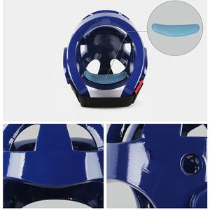 Protección de cabeza de seguridad unisex personalizada para boxeo de Taekwondo Karate Ligero Ajustable y duradero Logotipos y marcas personalizadas - Product Image 5