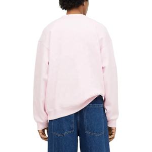 Nouveau Sweat-shirt en coton de haute qualité Sweat-shirt en polaire uni personnalisé Sweat-shirt surdimensionné à col rond pour hommes - Product Image 3