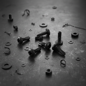 Tornillos de Anclaje para Concreto de Alta Resistencia Marca PDC con Cabeza Plana y Arandela - Acero al Carbono con Recubrimiento Negro, Punta Phillips, Grado 4.8 6.8, Estándar en Pulgadas - Product Image 6