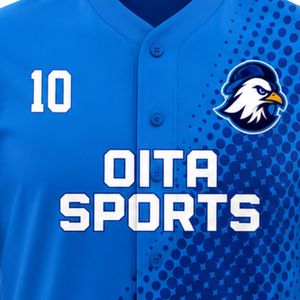 Camiseta de Béisbol Azul Rey y Blanca – Camiseta de Béisbol Personalizada para Equipo, Absorbente de Humedad, con Botones al Frente, Ropa Deportiva - Product Image 5