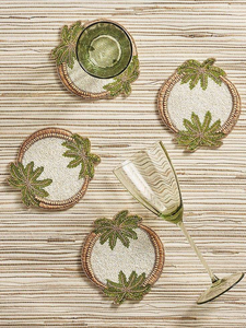 Sous-verre brodé artisanal coloré avec de magnifiques perles pour une utilisation quotidienne à la table - Product Image 6