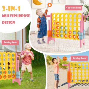 Gioco Educativo 4 in Fila con Canestro da Basket e Anello da Lancio - Product Image 5