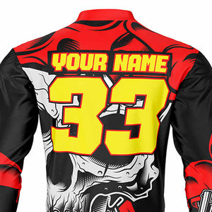 Nueva Camiseta de Motocross Personalizada y Transpirable para Adultos Unisex - Ropa Deportiva para Carreras de Motocicletas con Conjunto de Equipamiento para Motocross, MX, DH y ATV - Product Image 5
