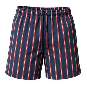 กางเกงว่ายน้ำสำหรับผู้ชายกางเกงขาสั้นชายหาดพิมพ์ลายตาข่ายแบบซับลิเมชันสำหรับใส่ออกกำลังกายกางเกง100% โพลีเอสเตอร์ - Product Image 1