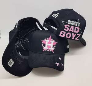 Gorra Deportiva Personalizada de Alta Calidad, 100% Algodón, Diseño Moderno, Visera Curva Ancha, 5 Paneles, Popelina, Negra, Cierre de Hebilla - Product Image 3