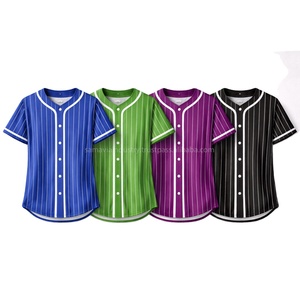 Maillots de sport personnalisés par sublimation Samavia – Kit de baseball respirant, anti-transpiration et antibactérien pour l'été – Uniforme d'équipe OEM en gros - Product Image 5