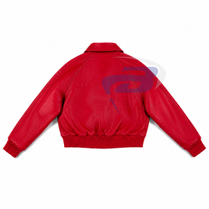 Veste universitaire personnalisée en cuir PU violet NSPDK pour femmes, respirante, coupe-vent, vêtement d'extérieur d'hiver, veste en cuir - Product Image 3