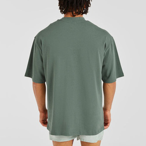 เสื้อยืดโอเวอร์ไซส์สตรีทแวร์สีพื้น รุ่นใหม่ปี 2026 ผ้าฝ้าย 100% แห้งเร็ว ระบายอากาศดี ทรงหลวมไหล่ตก แบบเรียบ - Product Image 2