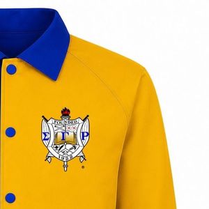 Chaqueta para Mujer Sigma Gamma Rho, Prenda Exterior Casual y Elegante, Chaqueta de Moda con Bordado Personalizado de la Hermandad, Ropa Cómoda al por Mayor - Product Image 4