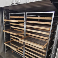 Commerciële 3kW PLC Voedseldroger Multifunctionele RVS Dehydratatieovens voor professionele productie van jerky en kruiden