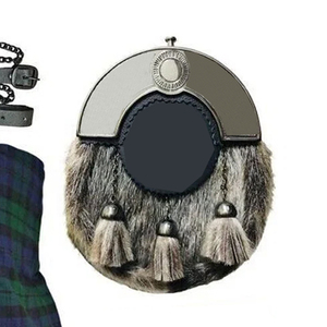 Ensemble de kilt en satin patchwork pour femmes, tenue écossaise décontractée à taille basse, avec accessoires de différentes couleurs - Product Image 2