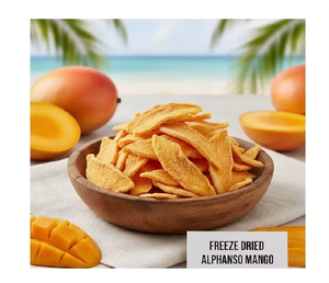 Morceaux de mangue Alphonso lyophilisés de haute qualité, transformés naturellement, conservant le goût original, les nutriments et l'arôme authentique, approvisionnement en vrac - Product Image 6