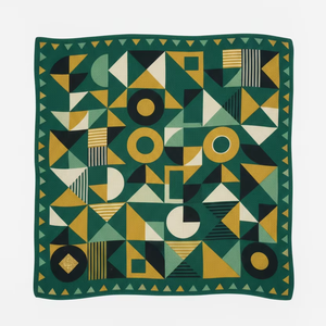 Écharpe carrée de luxe haut de gamme personnalisée imprimée, toucher soie, formelle, respirante, hijab, foulard, châle, marque privée OEM ODM - Product Image 1