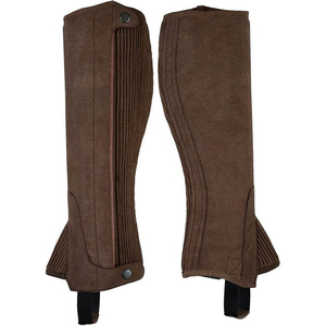 Genuine Cowhide Leather Unisex Half <b>Chaps</b> Custom Demanded Horse Racing Equestrian <b>Chaps</b> Durable for Men and Women <b>Riding</b> wear - Product Image 5