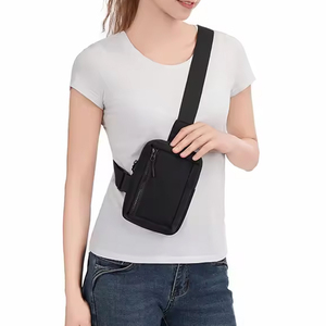 Unisex <b>Crossbody</b> Sling <b>Bag</b> Custom Genuine Leather Durable Vintage Custom Branding Chest Shoulder Strap Messenger <b>Large</b> - Product Image 3