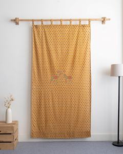 ชุดผ้าม่านลายดอกบัวพิมพ์ลายด้วยมือ คอลเลคชั่นใหม่ สำหรับตกแต่งบ้าน - Product Image 4