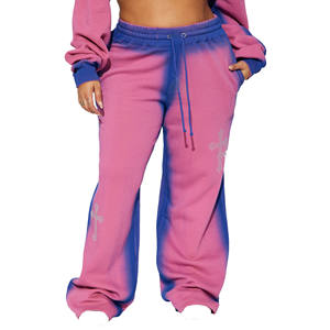 กางเกงวอร์มขาบานทรงจ็อกเกอร์สำหรับผู้หญิง ผ้าฝ้ายออร์แกนิค 100% คุณภาพพรีเมียม ซักกรด ดีไซน์สั่งทำได้ แฟชั่นไฮสตรีทสำหรับฤดูหนาว - Product Image 4