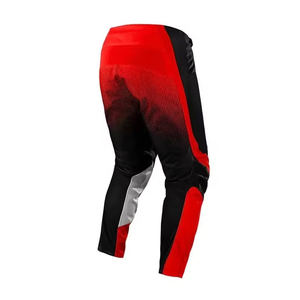 Pantalon de moto pour homme, noir et rouge, respirant, toutes saisons, taille adulte - Product Image 2
